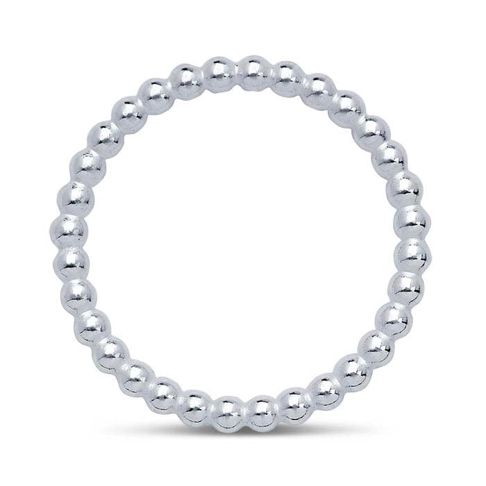 Sterling Silver Beaded Ring