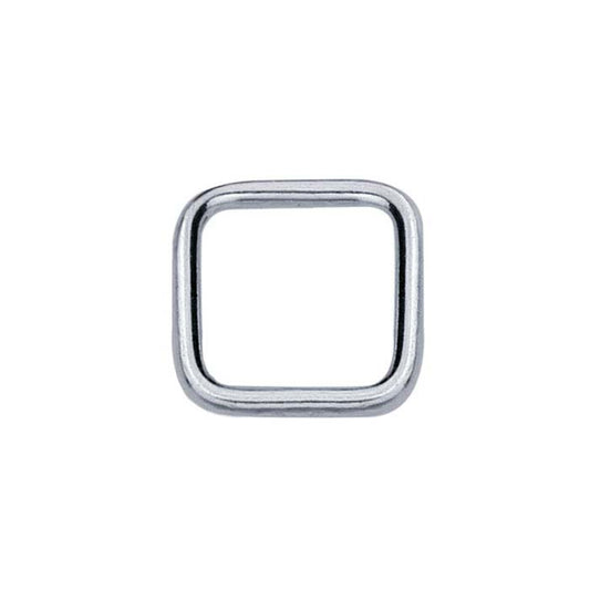 Sterling Silver Square Closed Ring