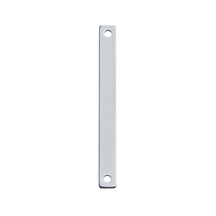 Sterling Silver Flat Rectangle Link Component