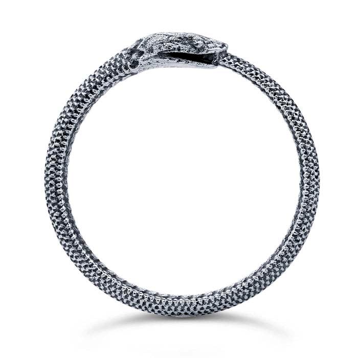 Sterling Silver Ouroboros Snake Ring