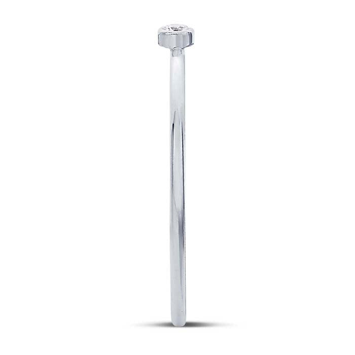 Sterling Silver CZ-Set Ring