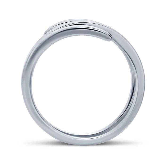 Sterling Silver Double-Wrapped Bypass Ring