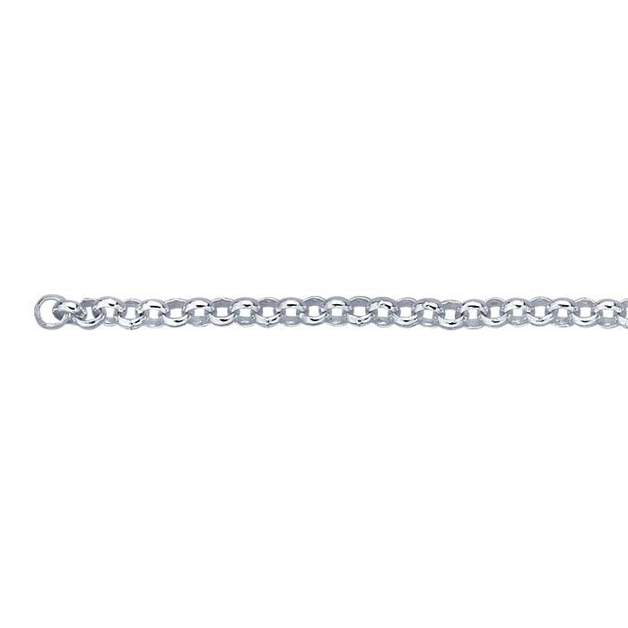 Sterling Silver Round Rolo Chain