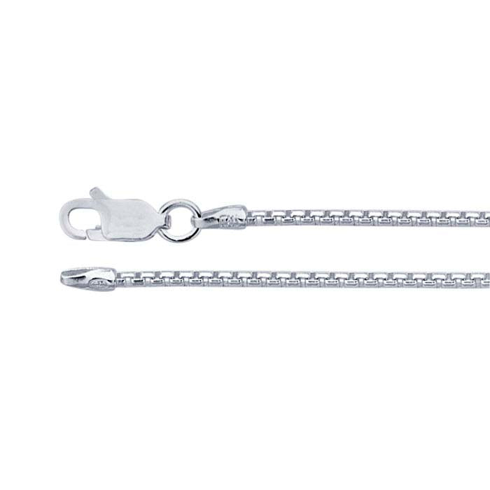Sterling Silver Rounded Box Chain