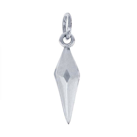 Sterling Silver Faceted Spike Charm