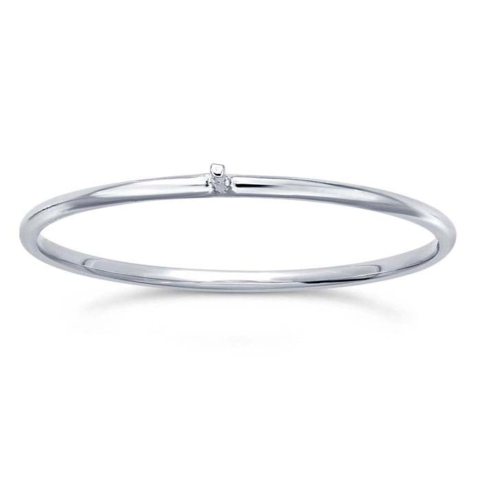 Fassung für Perlenring aus Sterlingsilber