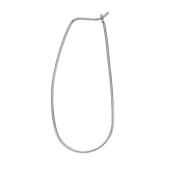 Teardrop Hoop Earring