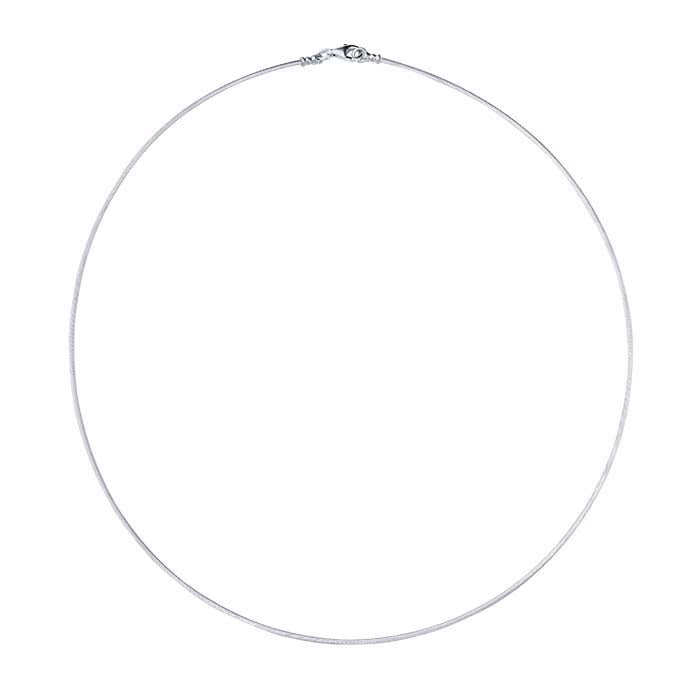 Sterling Silver Cable Neck Wire