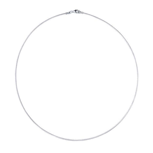 Sterling Silver Cable Neck Wire