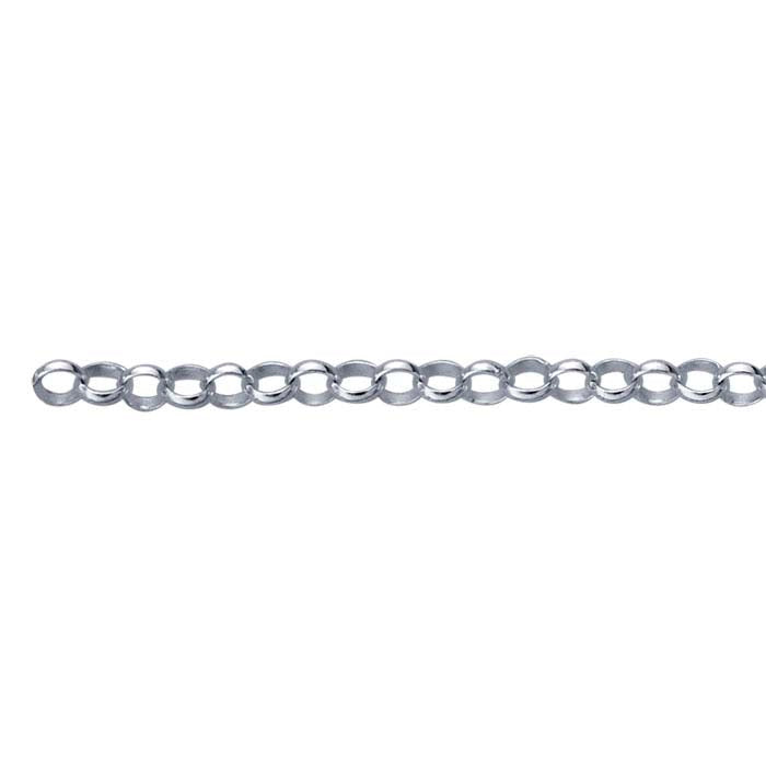 Sterling Silver Round Rolo Chain