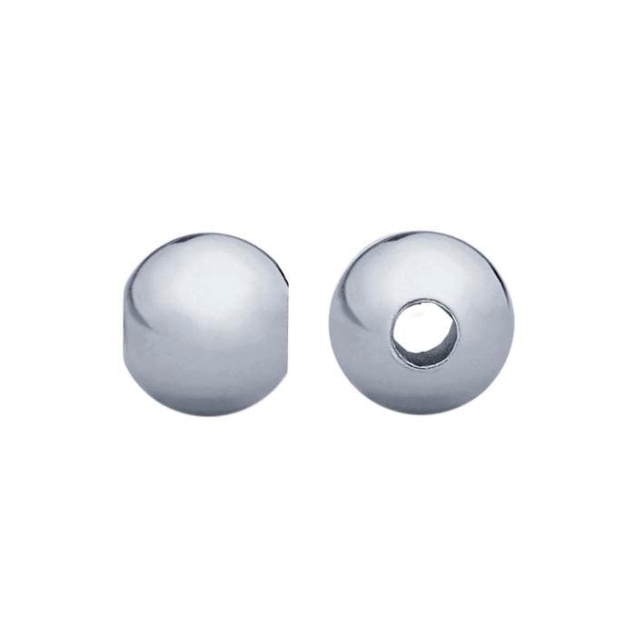 Sterling Silver Round Seamless Bead