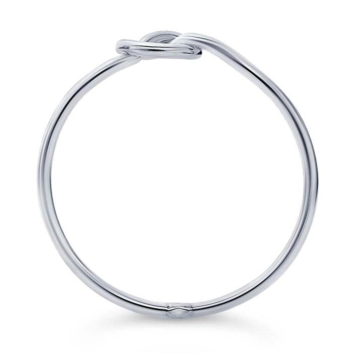 Sterling Silver Love Knot Ring