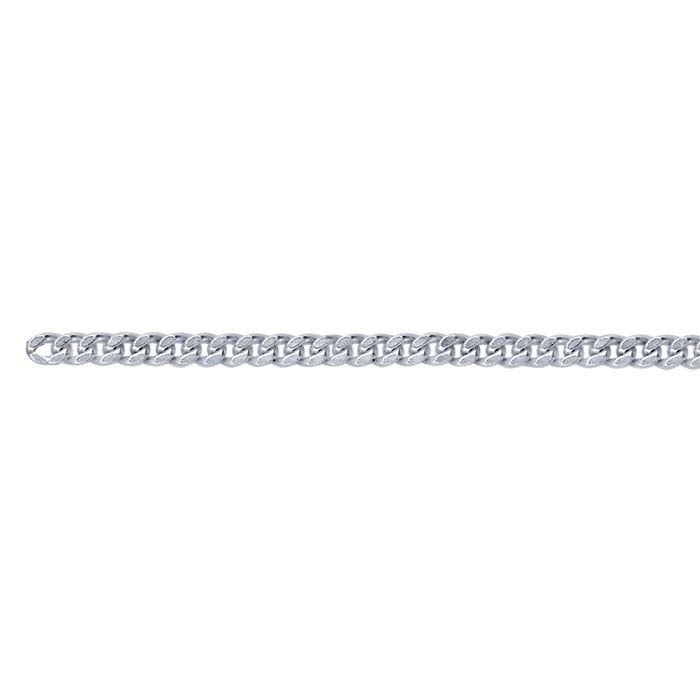 Sterling Silver Diamond-Cut Curb Chain