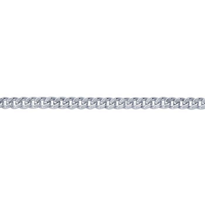 Sterling Silver Diamond-Cut Curb Chain