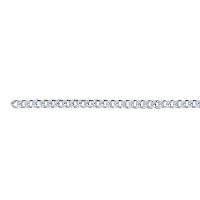 Sterling Silver Diamond-Cut Curb Chain