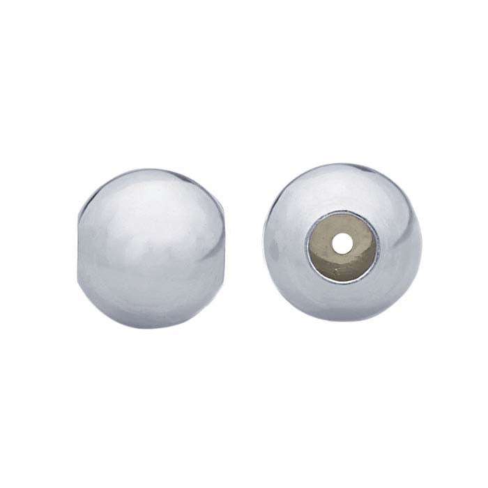 Sterling Silver Round "Smart" Beads with Silicone Insert