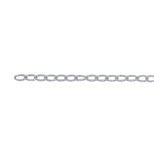 Argentium® Silver Curb Chain, By the Foot