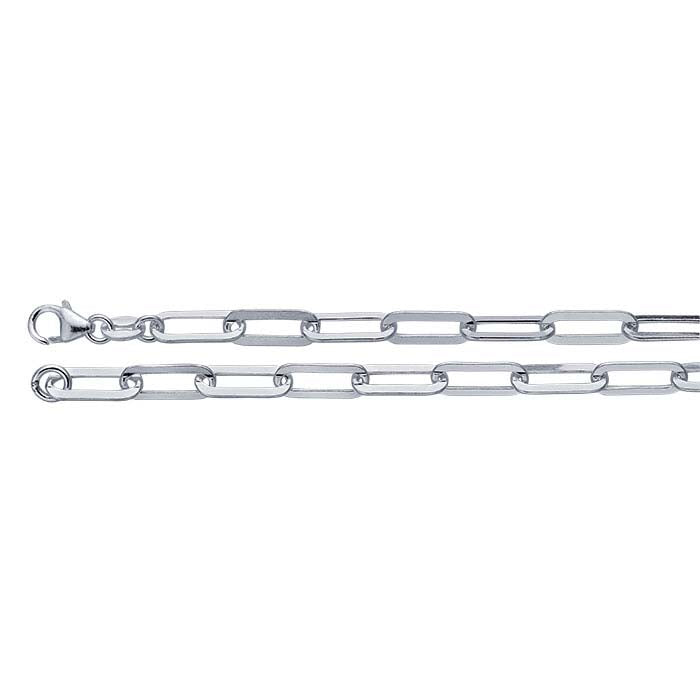 Sterling Silver Flat Cable Chain