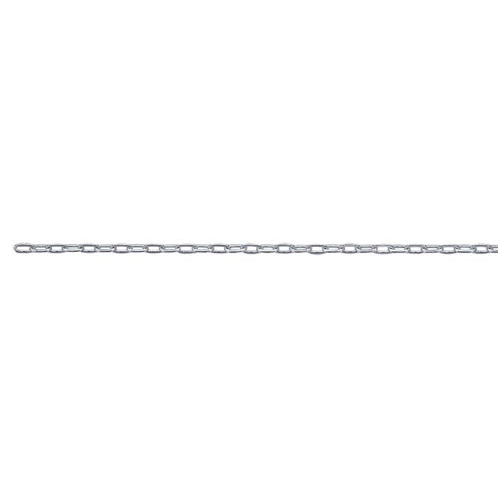 Sterling Silver Flat Oval Cable Chain