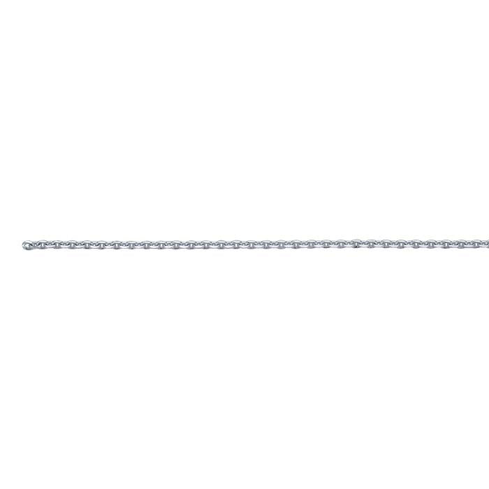 Sterling Silver Diamond-Cut Oval Cable Chain