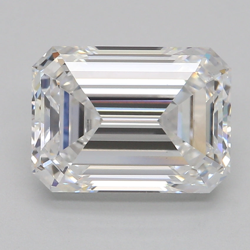 Lab-odlad diamant 1,64 ct, smaragdslipning, E, VS1