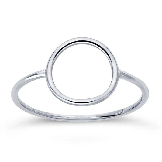 Sterling Silver Open Circle Ring