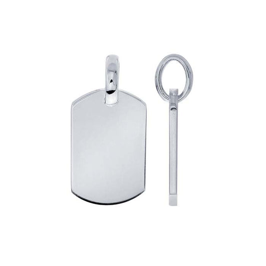 Sterling Silver Rectangle Pendant