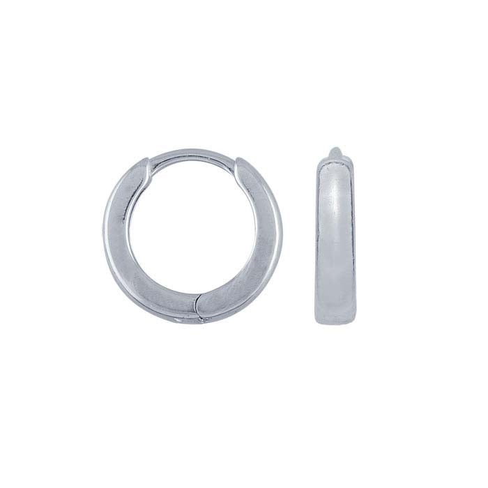 Sterling Silver Huggie Hoop Earring