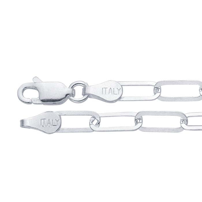 Sterling Silver Flat Cable Chain