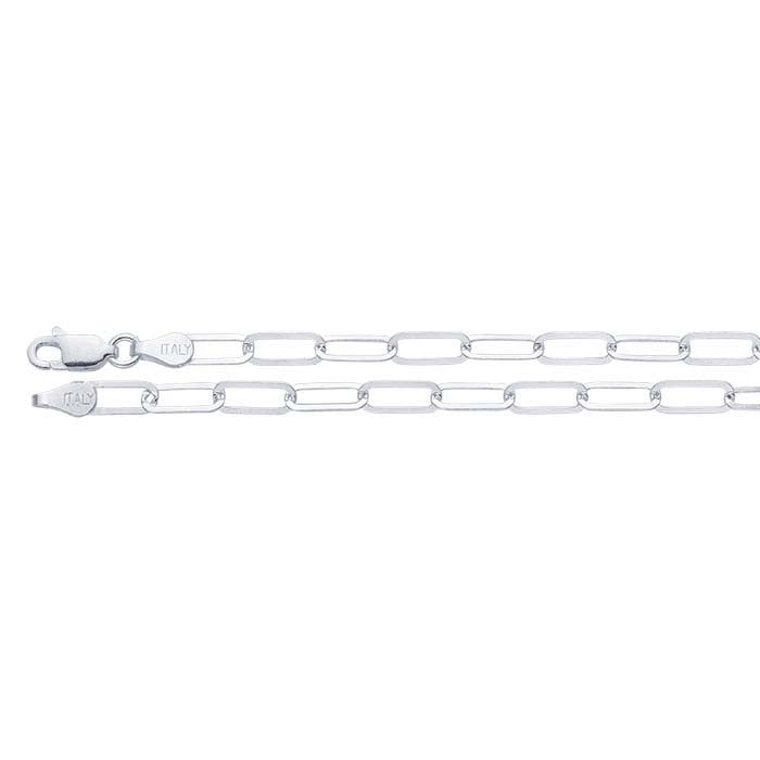 Sterling Silver Flat Cable Chain