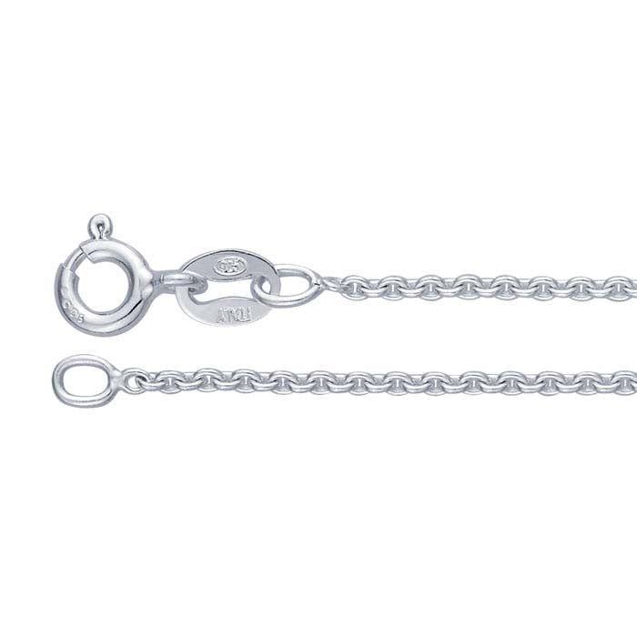 Sterling Silver Round Cable Chain