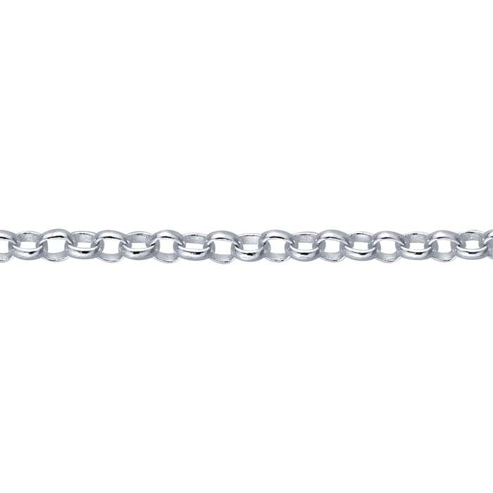 Sterling Silver Round Rolo Chain