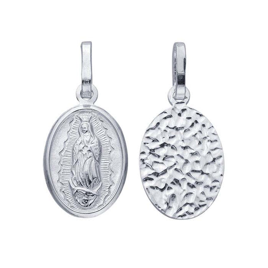 Sterling Silver Miraculous Medal Pendant