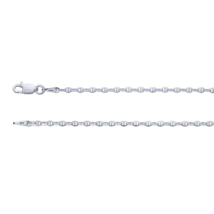 Sterling Silver Flat Anchor Chain