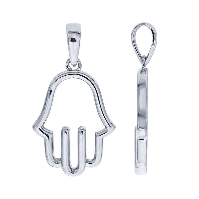 Sterling Silver Hamsa Pendant