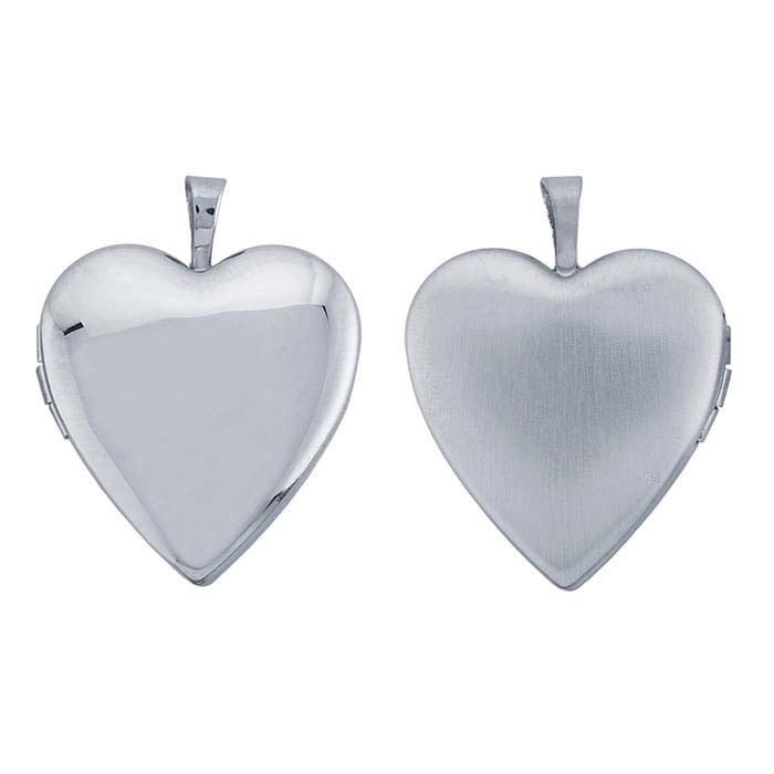 Sterling Silver Heart Locket Pendant