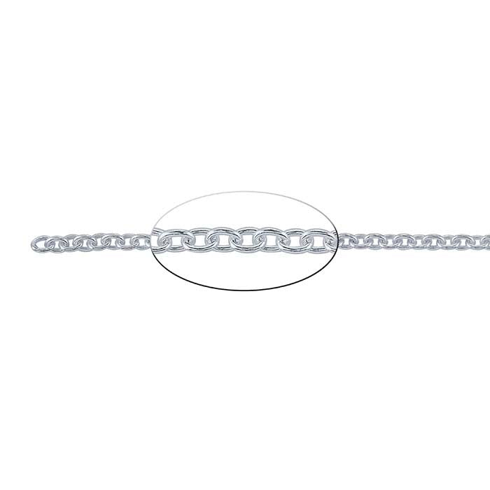 1/10 Silver-Filled Cable Chain