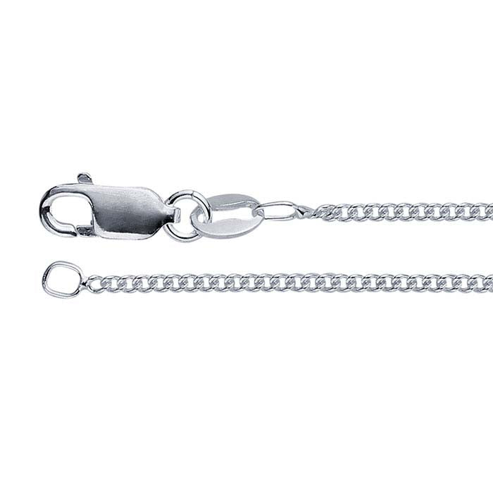 1/10 versilberte 1,4 mm Panzerkette