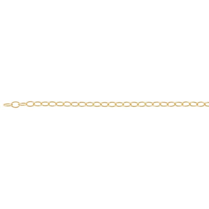14/20 Yellow Gold-Filled Oval Cable Chain