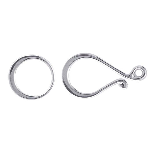 Fermoir crochet et œil en argent sterling