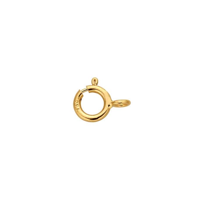 Gold Spring Ring Clasp