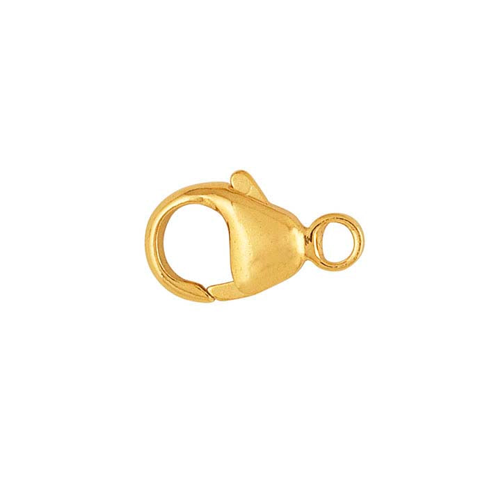 Teardrop Lobster Clasp with Closed Ring