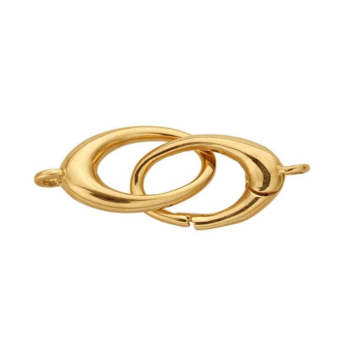Oval Push Clasp
