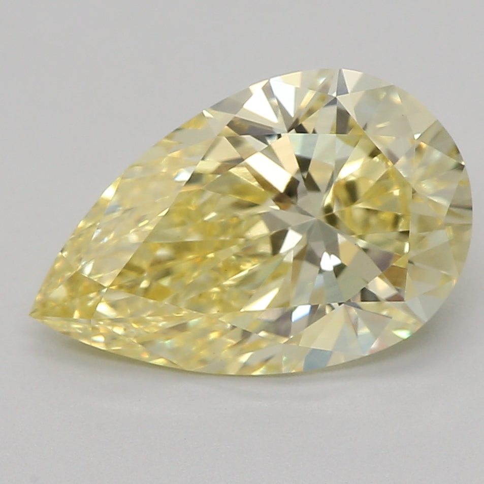 Διαμάντι Εργαστηριακής Καλλιέργειας 1,59ct, Σχήμα Αχλαδιού, Κίτρινο, VS1
