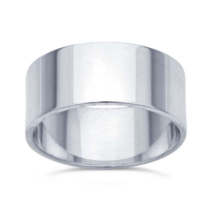 Nordt Sterling sølv flad vielsesring