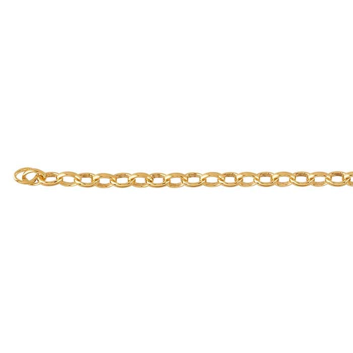 14/20 Yellow Gold-Filled Oval Rolo Chain