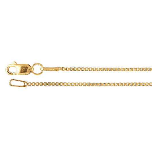 14/20 Yellow Gold-Filled Box Chain