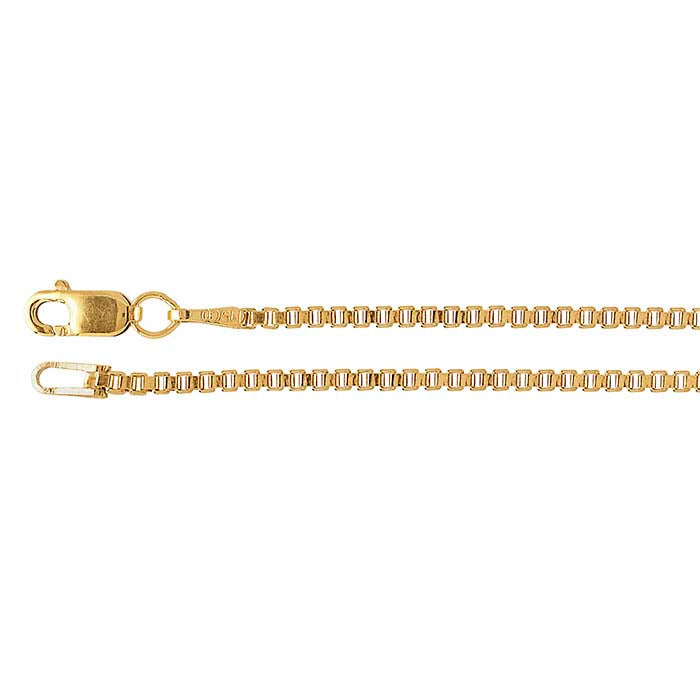 14/20 Yellow Gold-Filled Box Chain