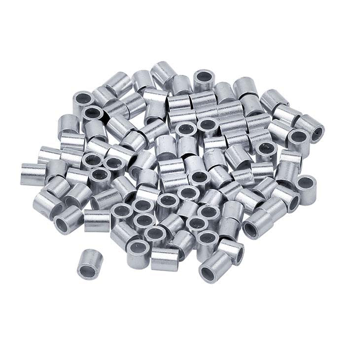 Sterling Silver Tube Crimp Bead