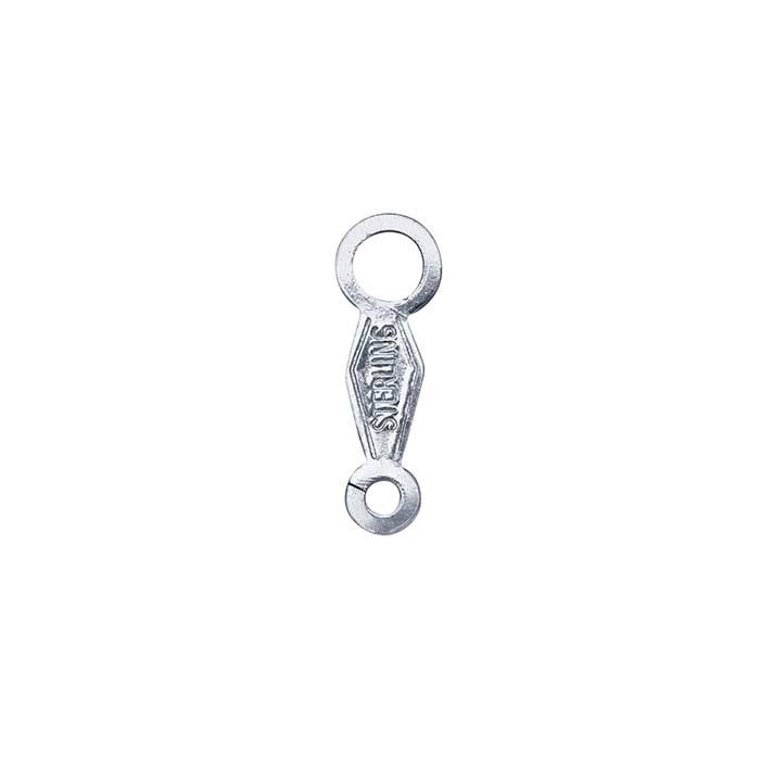 Sterling Silver 9.6 x "Sterling" Stamped Chain Tag